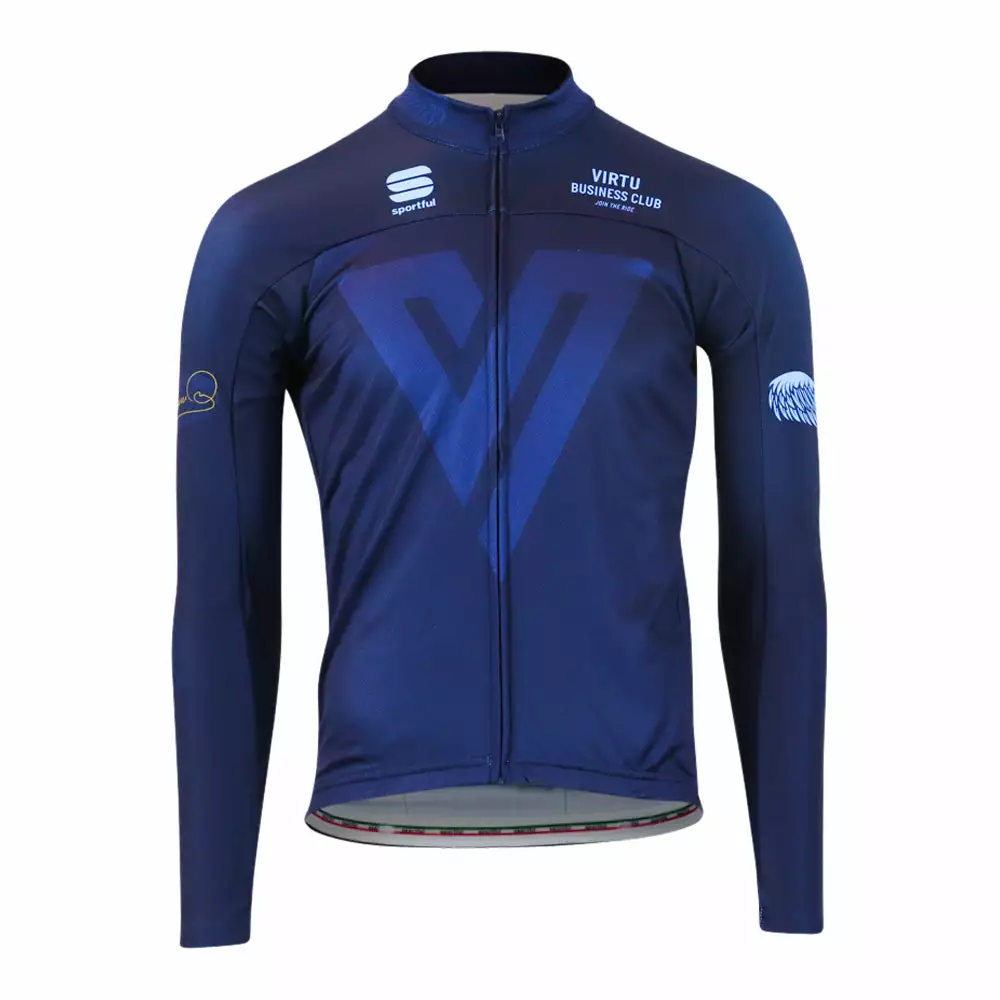 Navyblue Sportful Bodyfit - Long Sleeve Jersey 1 Navyblue Sportful Bodyfit - Long Sleeve Jersey
