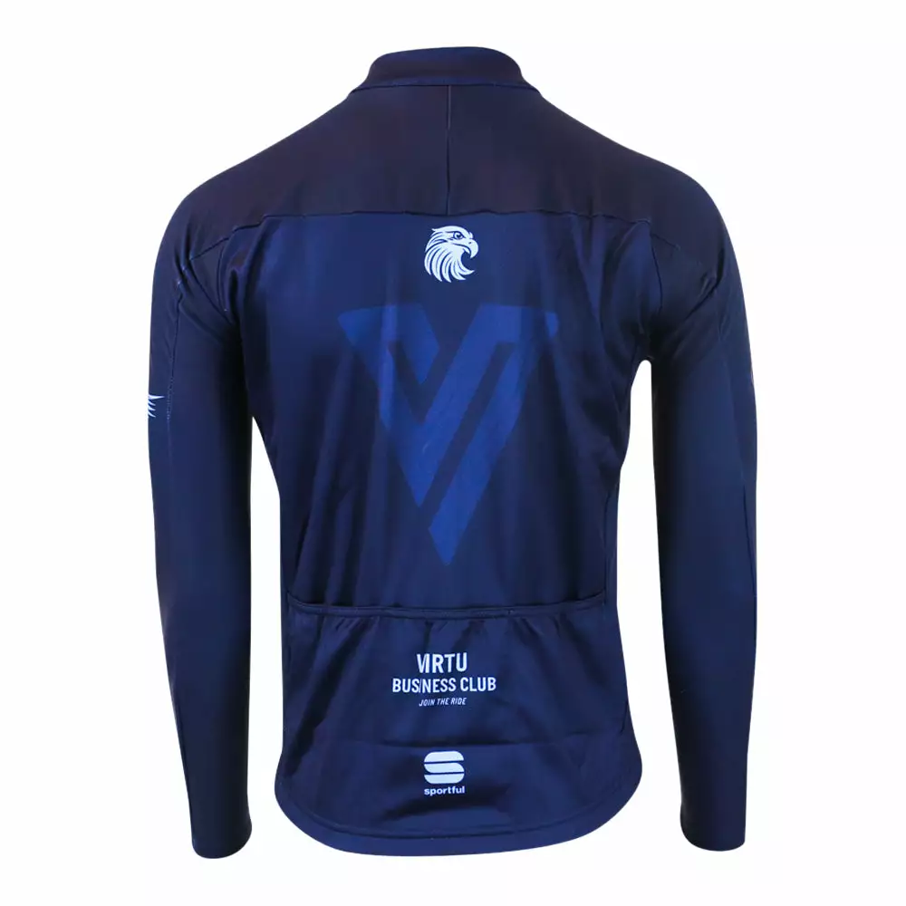 Navyblue Sportful Bodyfit - Long Sleeve Jersey 3 Navyblue Sportful Bodyfit - Long Sleeve Jersey - Billede 3