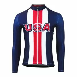 Assos Long Sleeve Thermal Jersey - USA Cycling