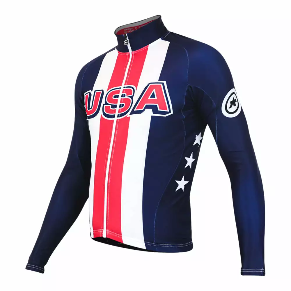 Assos Long Sleeve Jersey - USA Cycling 2 Assos Long Sleeve Jersey - USA Cycling - Billede 2