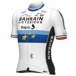 ALE Alé PR-S European Champion Short Sleeve Jersey - Bahrain Victorious