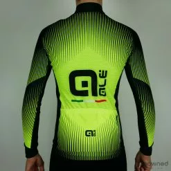 ALE Alé PRR LS Jersey Green/Black -Korte cykeltrøjer Salg P1120647