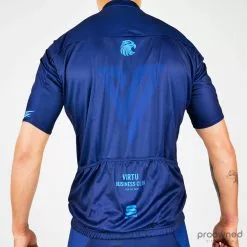 Navyblue Sportful Bodyfit Team Jersey -Korte cykeltrøjer Salg P1280938