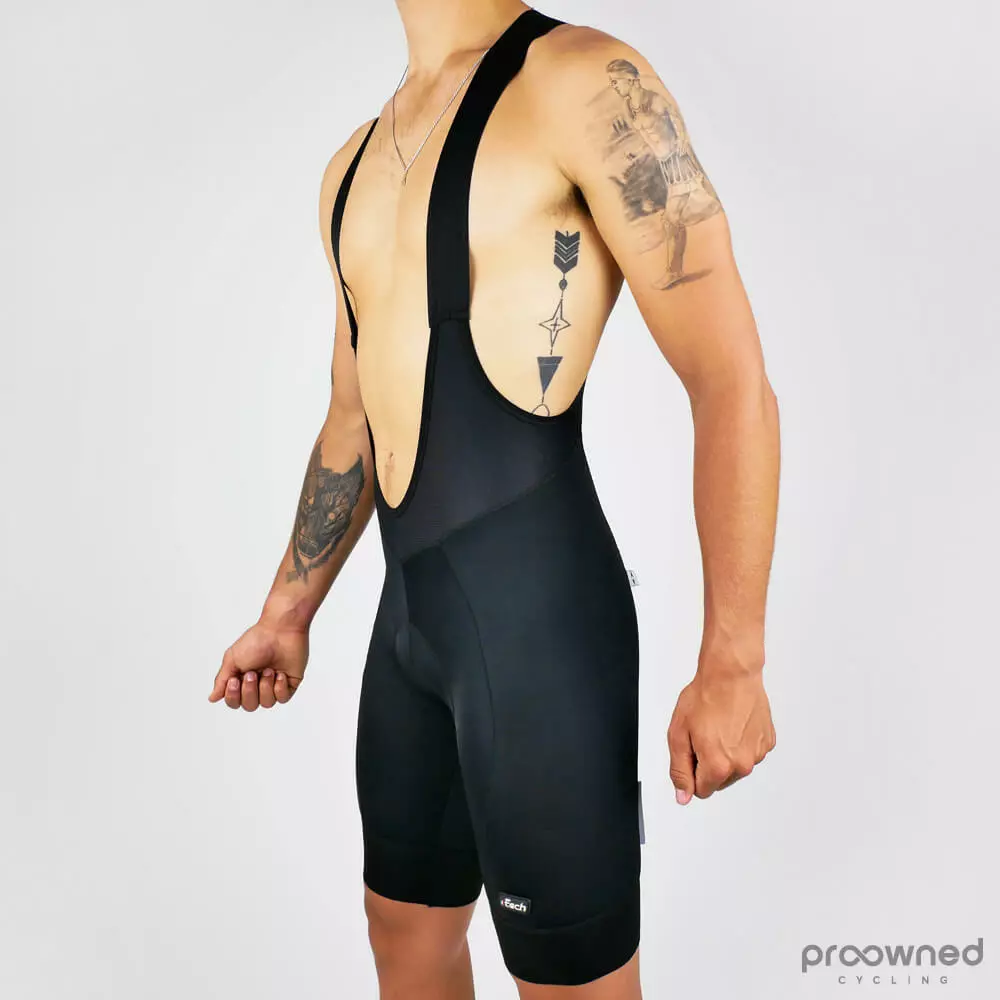 Ftech 'X-Over' Premium Summer Bibs W/ Nice Men Chamois In Neutral Design 2 Ftech 'X-Over' Premium Summer Bibs W/ Nice Men Chamois In Neutral Design - Billede 2