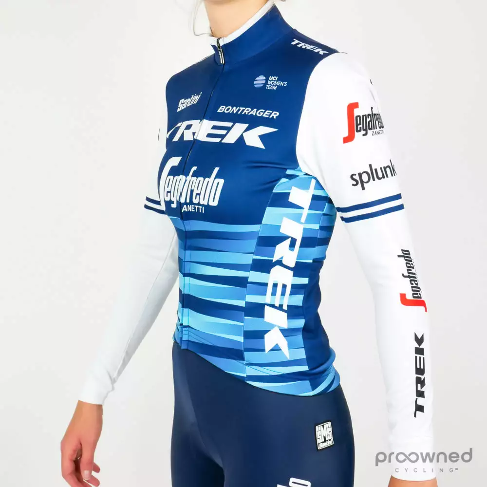 Santini Long Sleeve Thermal Jersey - Hanson - Trek-Segafredo Women 2 Santini Long Sleeve Thermal Jersey - Hanson - Trek-Segafredo Women - Billede 2