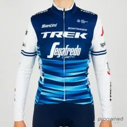 Santini Long Sleeve Thermal Jersey - Trek-Segafredo Women