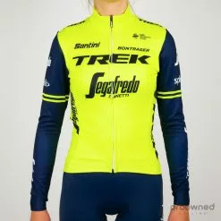 Santini Long Sleeve Thermal Jersey - Training Jersey - Trek-Segafredo Women