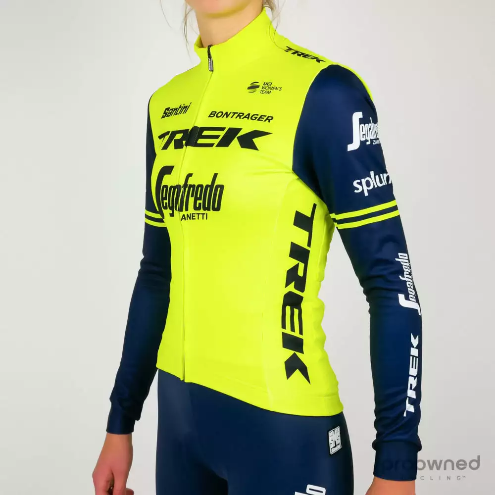 Santini Long Sleeve Thermal Jersey - Training Jersey - Trek-Segafredo Women 2 Santini Long Sleeve Thermal Jersey - Training Jersey - Trek-Segafredo Women - Billede 2