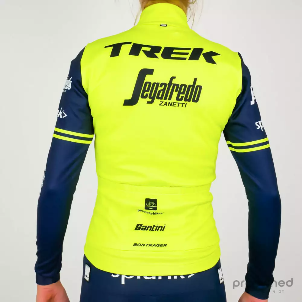 Santini Long Sleeve Thermal Jersey - Training Jersey - Trek-Segafredo Women 3 Santini Long Sleeve Thermal Jersey - Training Jersey - Trek-Segafredo Women - Billede 3