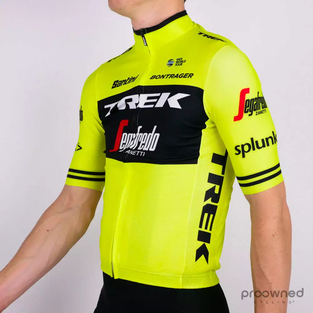 Santini Training Jersey - Yellow - Trek-Segafredo 2 Santini Training Jersey - Yellow - Trek-Segafredo - Billede 2