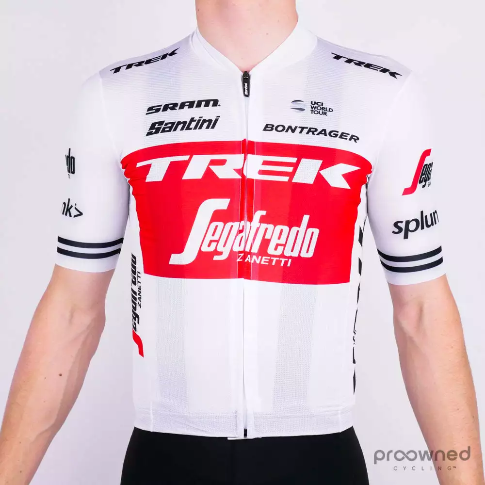Santini Race Jersey - White - Trek-Segafredo 1 Santini Race Jersey - White - Trek-Segafredo