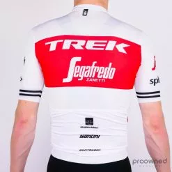 Santini Race Jersey - White - Trek-Segafredo 5 Santini Race Jersey - White - Trek-Segafredo -Korte cykeltrøjer Salg P1590597