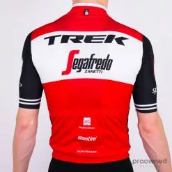 Santini Training Jersey - Red - Trek-Segafredo -Korte cykeltrøjer Salg P1590621