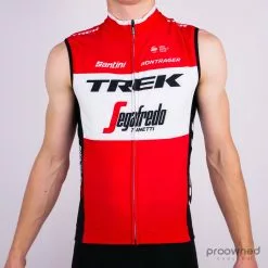 Santini Thermal Vest - Red - Trek-Segafredo