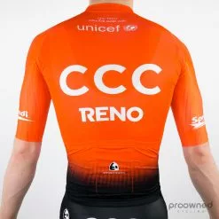 Etxeondo Short Sleeve Aero Jersey - Team CCC -Korte cykeltrøjer Salg P1690718