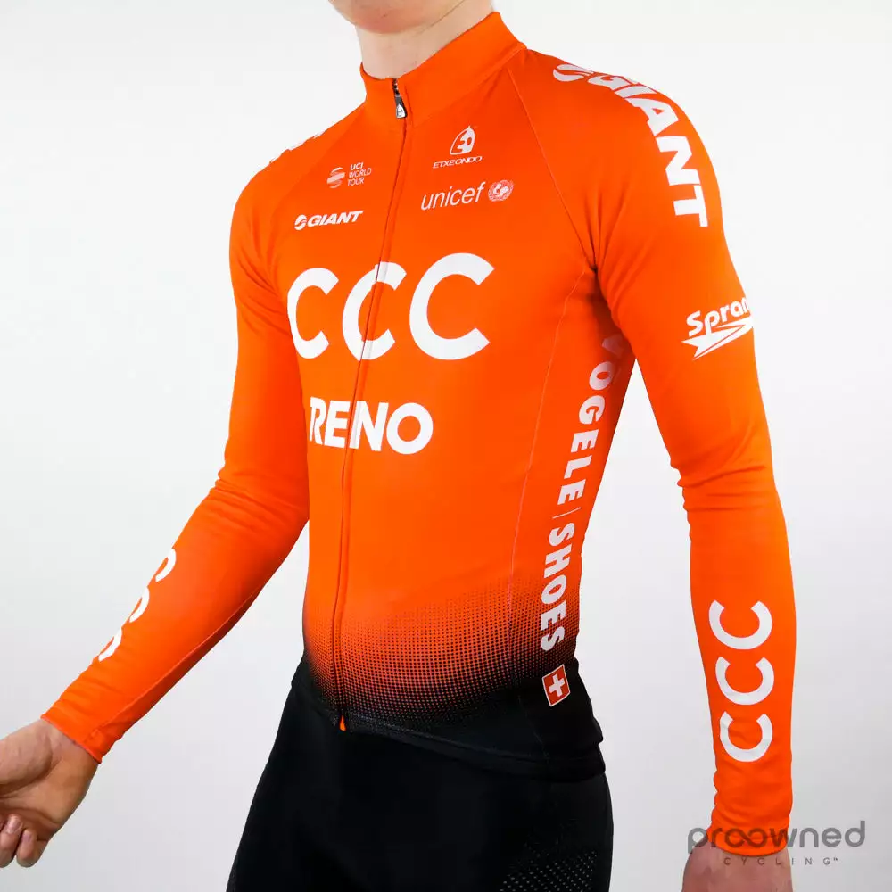 Etxeondo Long Sleeve Thermo Jersey - Team CCC 2 Etxeondo Long Sleeve Thermo Jersey - Team CCC - Billede 2