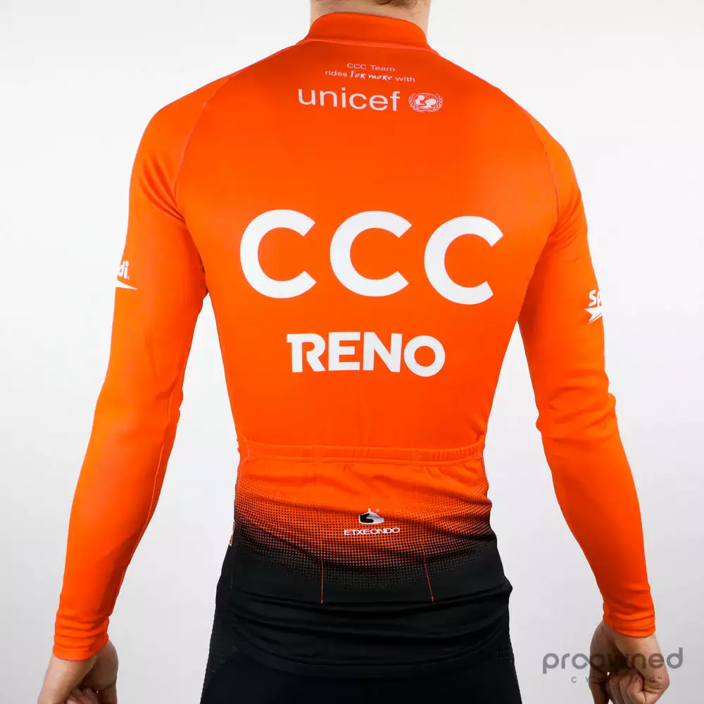 Etxeondo Long Sleeve Thermo Jersey - Team CCC 3 Etxeondo Long Sleeve Thermo Jersey - Team CCC - Billede 3