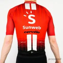Craft Thick Short Sleeve Jersey - Michael Storer - Team Sunweb -Korte cykeltrøjer Salg P1730412