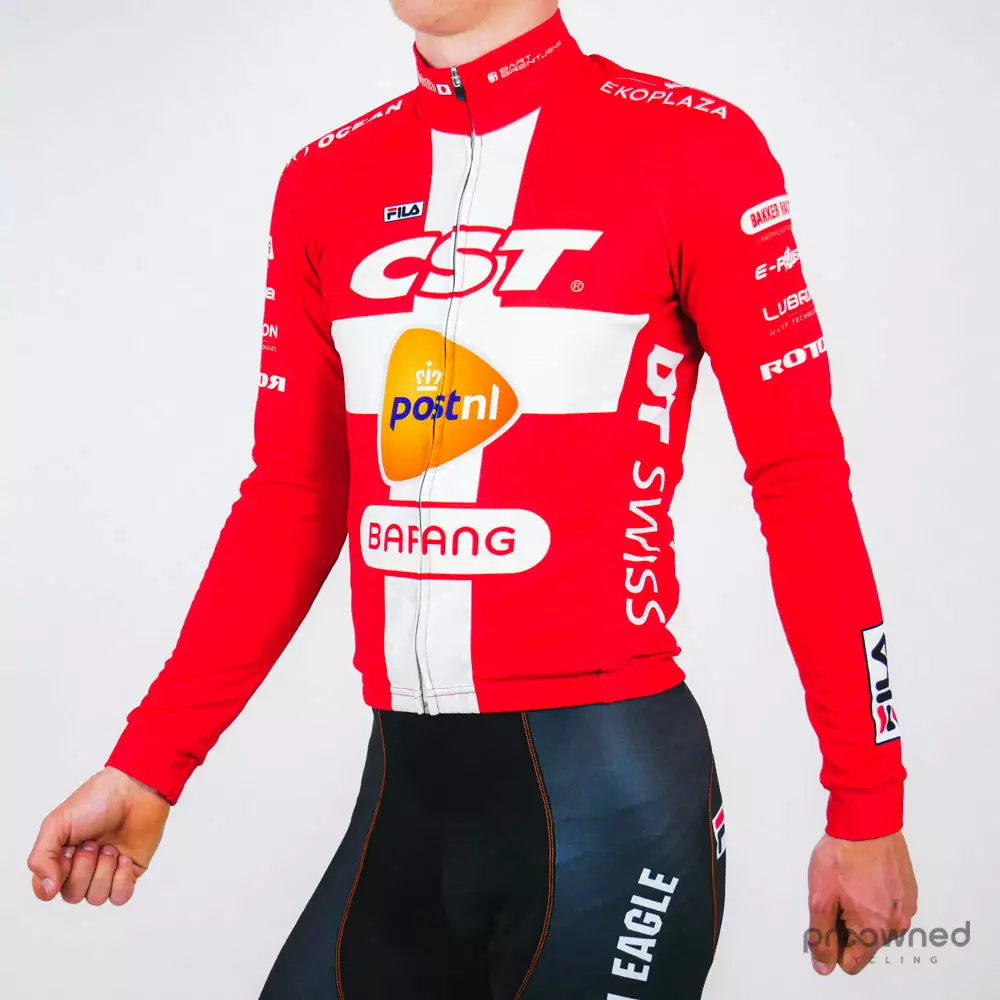 Sportconfex Danish National Champion Long Sleeve Jersey - Team CST PostNL Bafang MTB 2 Sportconfex Danish National Champion Long Sleeve Jersey - Team CST PostNL Bafang MTB - Billede 2