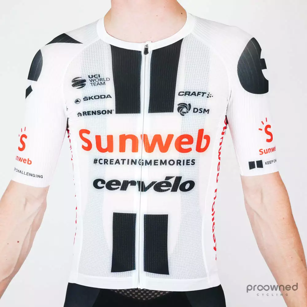 Craft Short Sleeve EBC Aero Jersey White - C. Pedersen - Team Sunweb 1 Craft Short Sleeve EBC Aero Jersey White - C. Pedersen - Team Sunweb