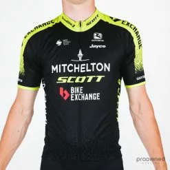 Giordana Vero Short Sleeve Jersey - Mitchelton-Scott