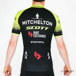 Giordana Vero Short Sleeve Jersey - Mitchelton-Scott -Korte cykeltrøjer Salg P1780371
