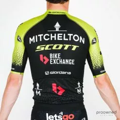 Giordana FR-C Pro Short Sleeve Jersey - Mitchelton-Scott -Korte cykeltrøjer Salg P1780378