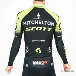 Giordana G Shield Long Sleeve Thermal Jersey - Mitchelton-Scott -Korte cykeltrøjer Salg P1780393 1