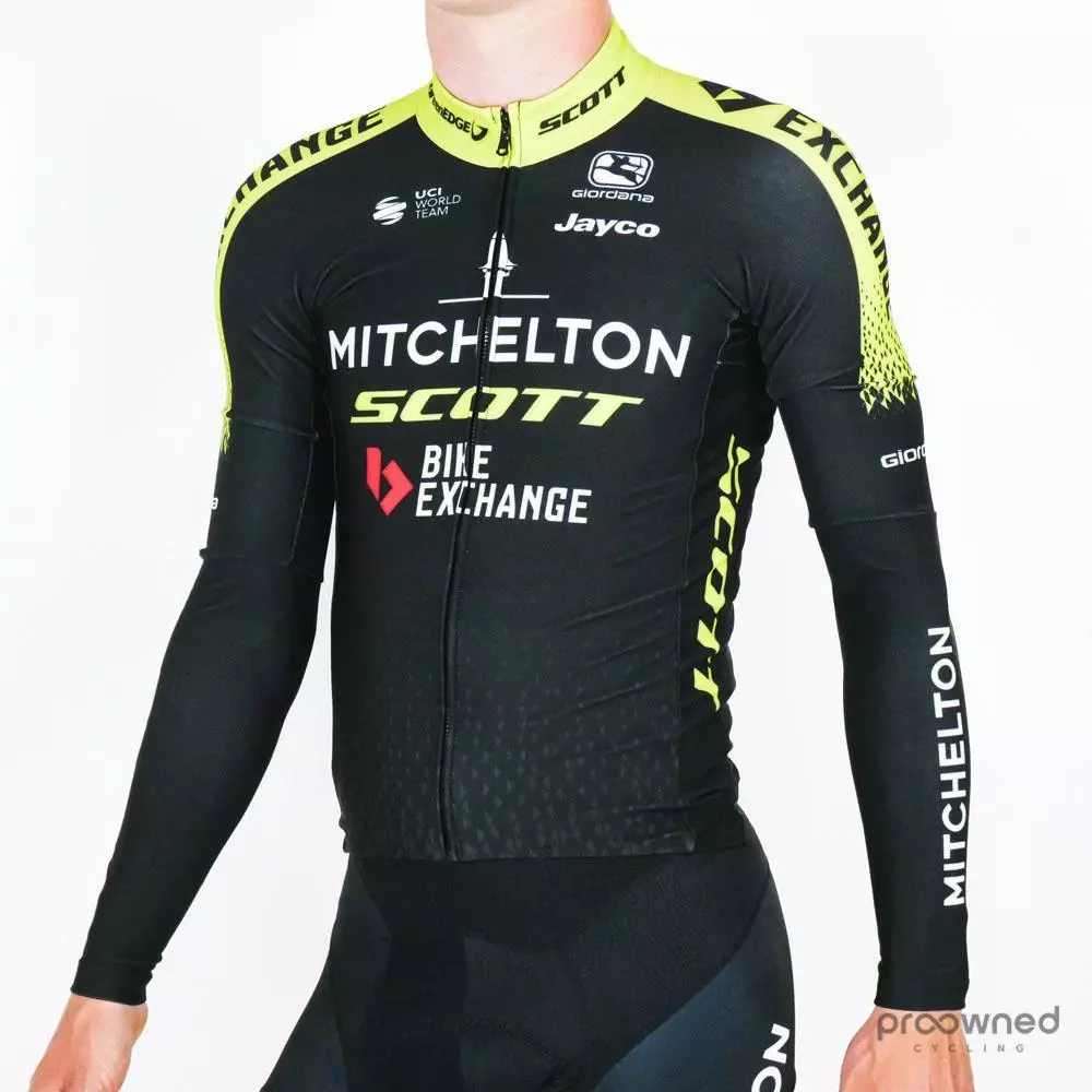 Giordana G Shield Long Sleeve Thermal Jersey - Mitchelton-Scott 2 Giordana G Shield Long Sleeve Thermal Jersey - Mitchelton-Scott - Billede 2