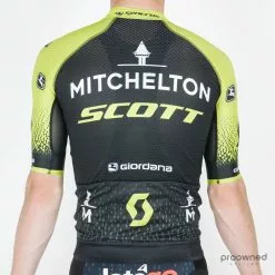 Giordana FR-C Pro Short Sleeve Jersey - Mitchelton-Scott -Korte cykeltrøjer Salg P1790520