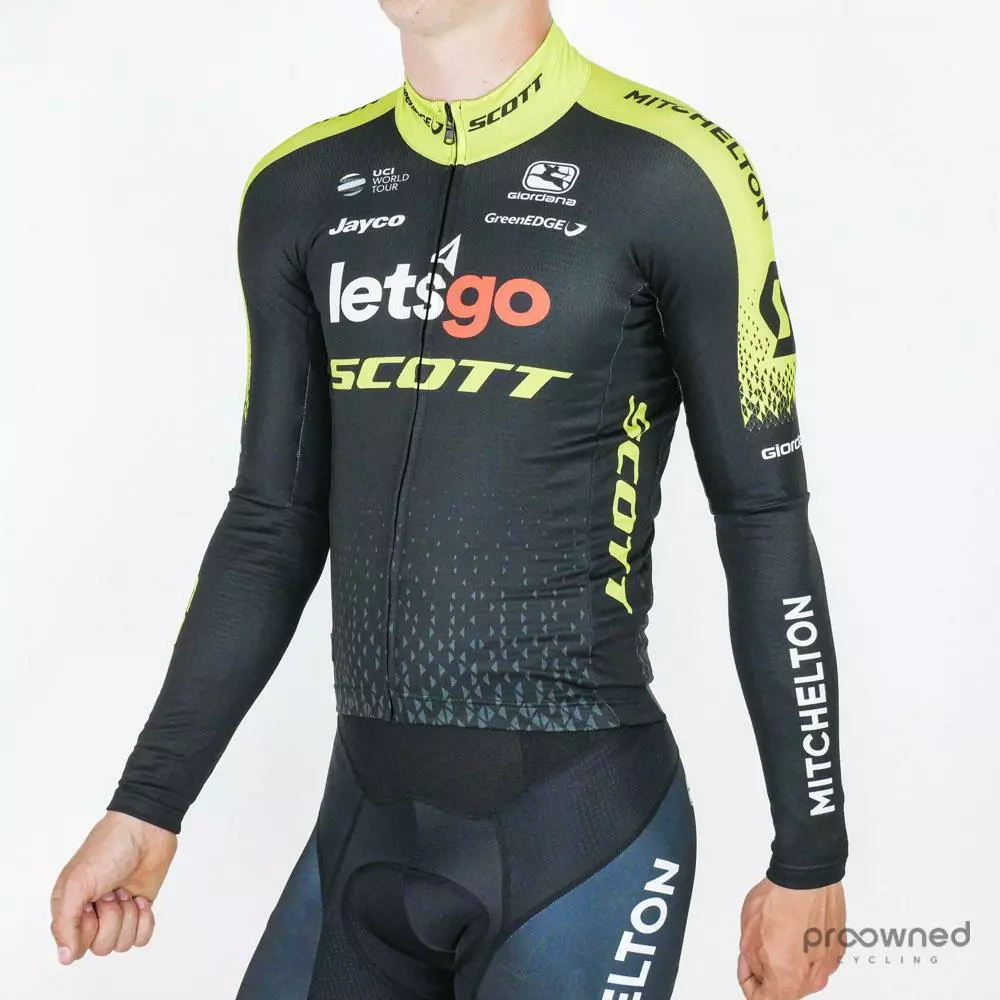 Giordana FR-C Pro Long Sleeve Jersey - Mitchelton-Scott 2 Giordana FR-C Pro Long Sleeve Jersey - Mitchelton-Scott - Billede 2