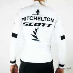 Giordana G-Shield Long Sleeve Jersey - New Zealand Champion - Mitchelton-Scott Women -Korte cykeltrøjer Salg P1800025