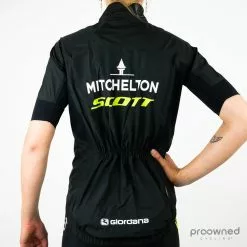 Giordana Short Sleeve Monsoon Lyte Jacket - Mitchelton-Scott Women -Korte cykeltrøjer Salg P1800297