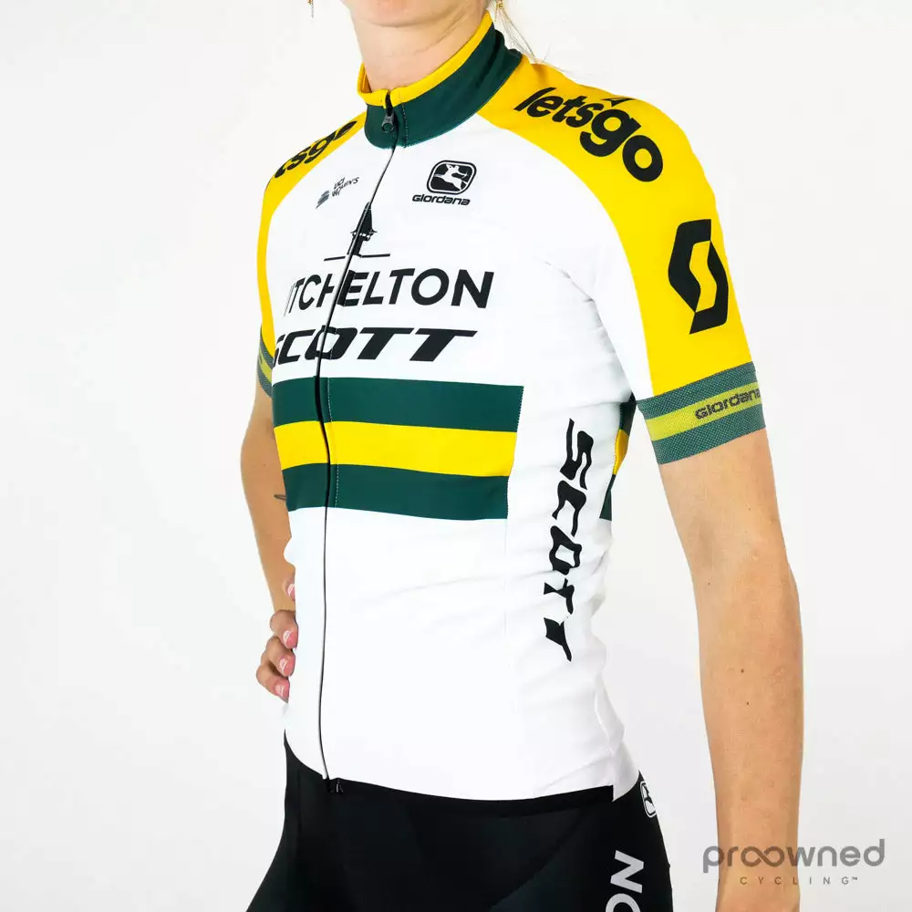 Giordana G-Shield Short Sleeve Jersey - Australian Champion - Mitchelton-Scott Women 2 Giordana G-Shield Short Sleeve Jersey - Australian Champion - Mitchelton-Scott Women - Billede 2