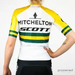 Giordana FR-C Pro Lyte Short Sleeve Jersey - Australian Champion - Mitchelton-Scott Women -Korte cykeltrøjer Salg P1800470