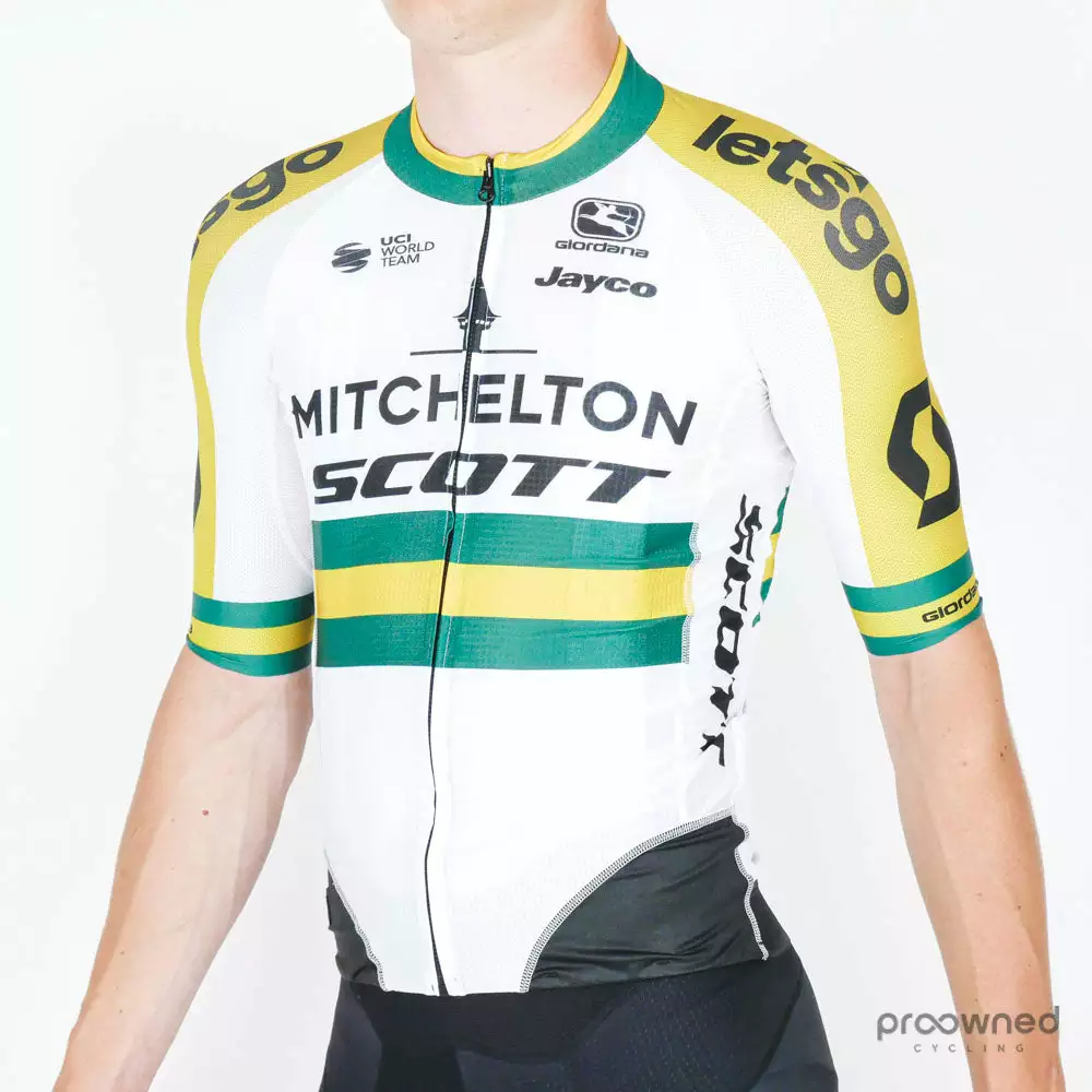 Giordana FR-C Pro Short Sleeve Jersey - Australian Champion - Mitchelton-Scott 2 Giordana FR-C Pro Short Sleeve Jersey - Australian Champion - Mitchelton-Scott - Billede 2