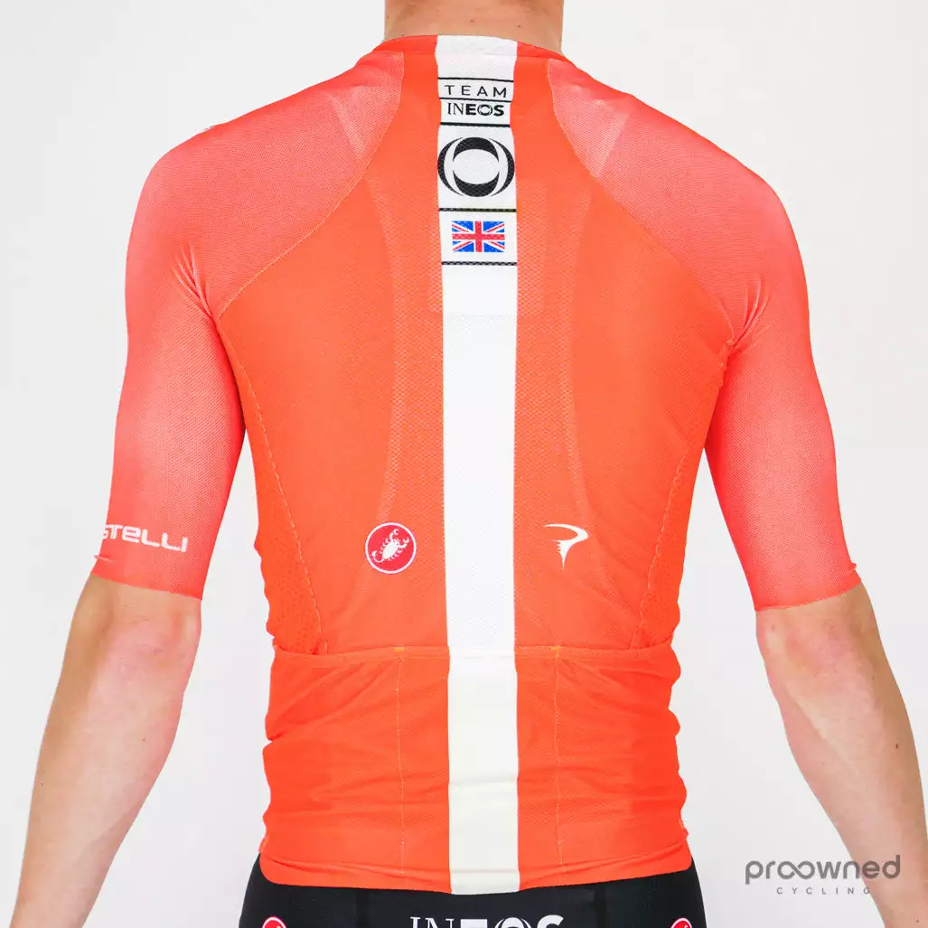 Castelli Climber's 3.0 Short Sleeve Jersey - Orange - Team Ineos 3 Castelli Climber's 3.0 Short Sleeve Jersey - Orange - Team Ineos - Billede 3