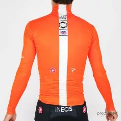Castelli Mid Weight FZ Long Sleeve Jersey - Orange - Team Ineos 6 Castelli Mid Weight FZ Long Sleeve Jersey - Orange - Team Ineos -Korte cykeltrøjer Salg P1820976