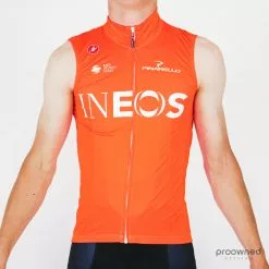 Castelli Mid Weight Vest - Orange - Team Ineos