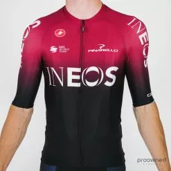 Castelli Aero Race 6.0 Short Sleeve Jersey - Team Ineos