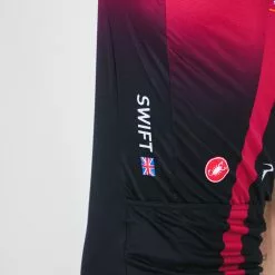 Castelli Mid Weight Short Sleeve Jersey - B. Swift - Team Ineos -Korte cykeltrøjer Salg P1830244