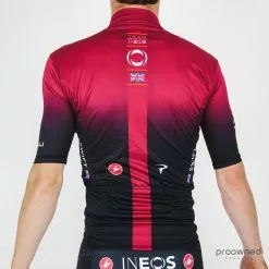 Castelli Mid Weight Short Sleeve Jersey - B. Swift - Team Ineos -Korte cykeltrøjer Salg P1830245