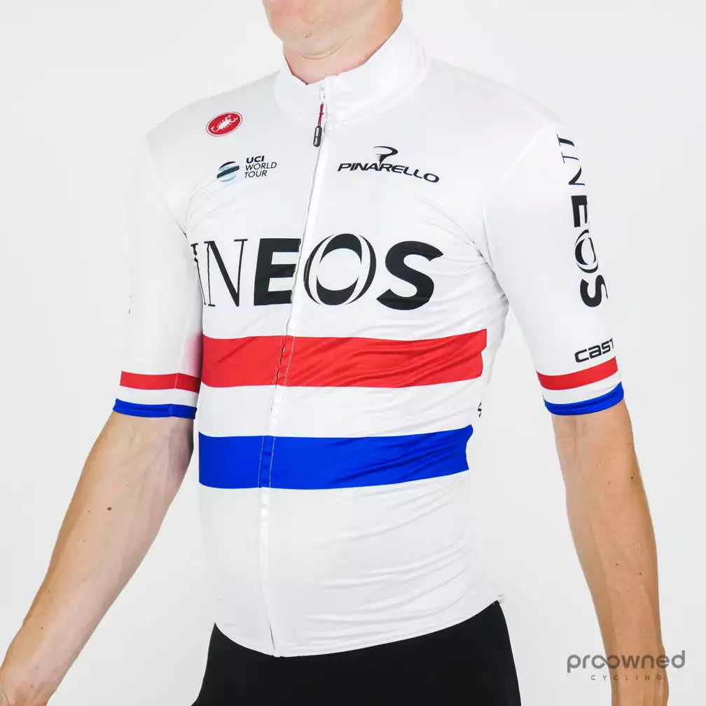 Castelli Mid Weight Short Sleeve Jersey - Great Britain Champion - Team Ineos 2 Castelli Mid Weight Short Sleeve Jersey - Great Britain Champion - Team Ineos - Billede 2