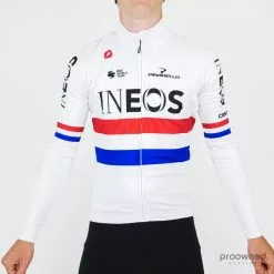 Castelli Long Sleeve Thermal Jersey - Great Britain Champion - Team Ineos