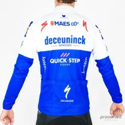 Vermarc Long Sleeve Jersey - Deceuninck Quick-Step -Korte cykeltrøjer Salg P1840485
