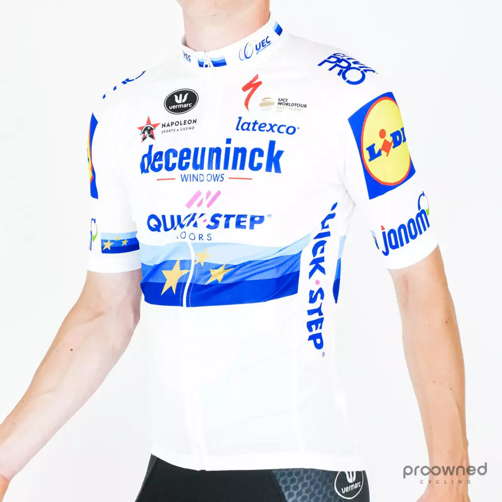 Vermarc ES.L Short Sleeve Jersey - European Champ. - Deceuninck Quick-Step 2 Vermarc ES.L Short Sleeve Jersey - European Champ. - Deceuninck Quick-Step - Billede 2