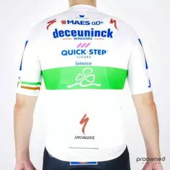 Vermarc S.PL Aero Short Sleeve Jersey - Irish Champ. - Deceuninck Quick-Step -Korte cykeltrøjer Salg P1840611 2