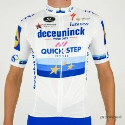 Vermarc SP.L Aero Short Sleeve Jersey - European Champ. - Deceuninck Quick-Step