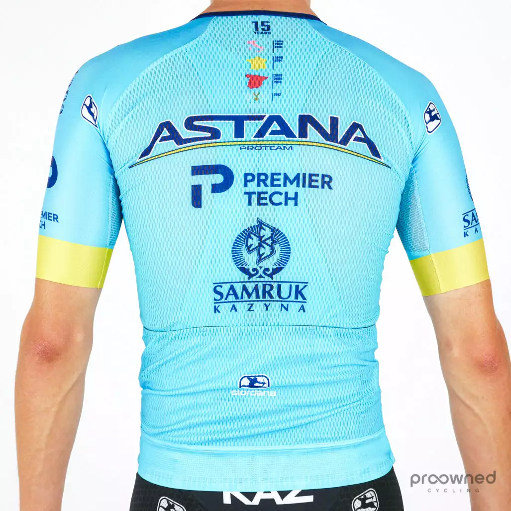 Giordana FR-C Lyte SS Jersey - Team Astana 3 Giordana FR-C Lyte SS Jersey - Team Astana - Billede 3