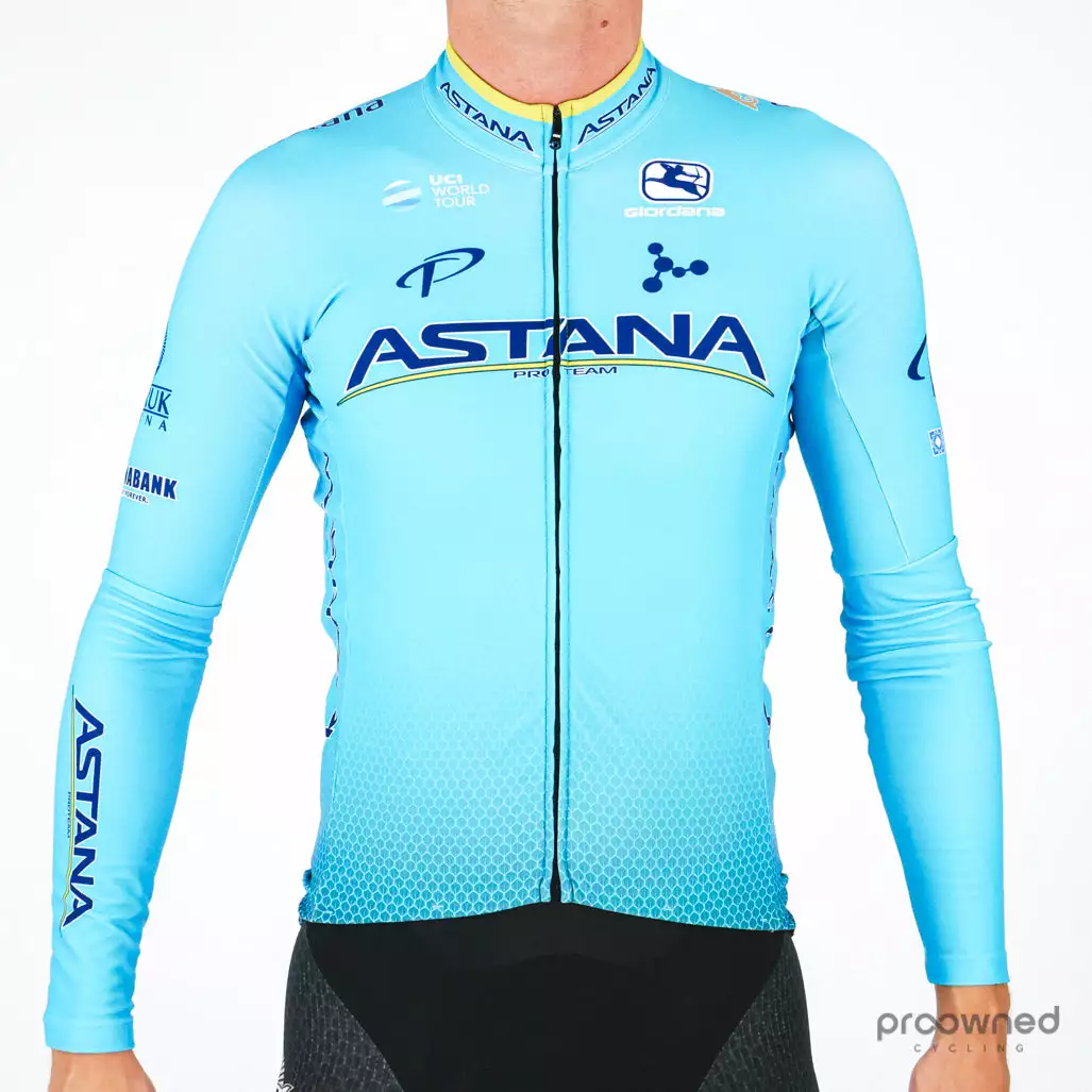 Giordana FR-C Thermal LS Jersey - Team Astana 1 Giordana FR-C Thermal LS Jersey - Team Astana